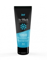 Лубрикант на водной основе Ice Black с ледяным эффектом - 50 мл. - INTT - купить с доставкой в Сочи