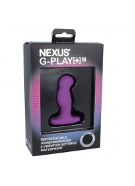 Фиолетовая вибровтулка Nexus G-Play+ M - Nexus Range - в Сочи купить с доставкой