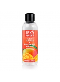 Массажное масло Sexy Sweet Juicy Mango с феромонами и ароматом манго - 75 мл. - Биоритм - купить с доставкой в Сочи