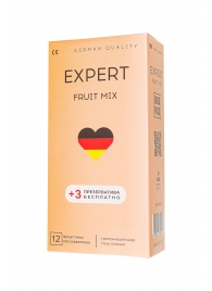 Ароматизированные презервативы EXPERT Fruit Mix - 12 шт.(+3 в подарок) - Expert - купить с доставкой в Сочи