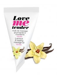 Съедобное согревающее массажное масло Love Me Tender Vanilla с ароматом ванили - 10 мл. - Love to Love - купить с доставкой в Сочи