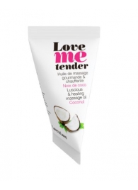 Съедобное согревающее массажное масло Love Me Tender Cocos с ароматом кокоса - 10 мл. - Love to Love - купить с доставкой в Сочи
