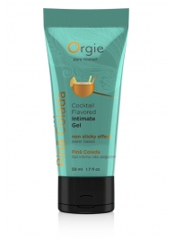 Съедобный интимный гель Orgie Lube Tube Cocktail Pina Colada - 50 мл. - ORGIE - купить с доставкой в Сочи