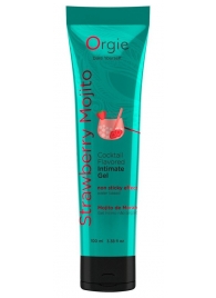 Съедобный интимный гель Orgie Lube Tube Cocktail Strawberry Mojito - 100 мл. - ORGIE - купить с доставкой в Сочи