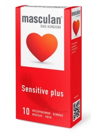 Презервативы Masculan Sensitive plus - 10 шт. - Masculan - купить с доставкой в Сочи