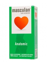 Презервативы анатомической формы Masculan Anatomic - 10 шт. - Masculan - купить с доставкой в Сочи
