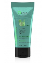 Съедобный интимный гель Orgie Lube Tube Cocktail Caipirinha - 50 мл. - ORGIE - купить с доставкой в Сочи