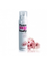 Массажная хрустящая пенка Tickle My Body Cherry Blossom с ароматом вишневого цвета - 150 мл. - Love to Love - купить с доставкой в Сочи