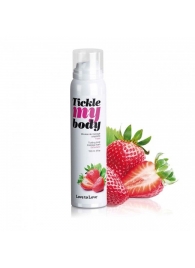 Массажная хрустящая пенка Tickle My Body Strawberry с ароматом клубники - 150 мл. - Love to Love - купить с доставкой в Сочи