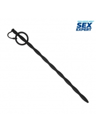 Черный стимулятор уретры Sex Expert - Sex Expert - купить с доставкой в Сочи
