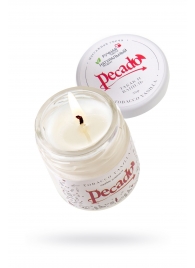 Массажная свеча Tobacco Vanilla - 35 мл. - Pecado - купить с доставкой в Сочи
