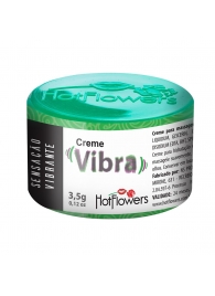 Возбуждающий крем Vibra с эффектом вибрации - 3,5 гр. - HotFlowers - купить с доставкой в Сочи