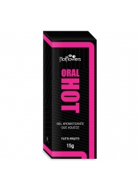 Гель для оральных ласк Oral Hot с согревающим эффектом - 15 гр. - HotFlowers - купить с доставкой в Сочи