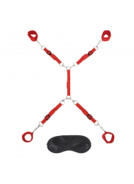 Красная фиксация на матрас Classic Bedspreader - Lux Fetish - купить с доставкой в Сочи