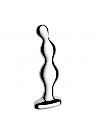 Стальной анальный фаллоимитатор для простаты Stainless Steel Anal Beads - 13 см. - b-Vibe - в Сочи купить с доставкой