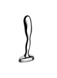 Стальной стимулятор простаты Stainless Steel Prostate Plug - 11,5 см. - b-Vibe - в Сочи купить с доставкой