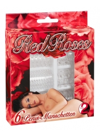 Набор из 6 насадок с шипиками Red Roses - Orion - в Сочи купить с доставкой