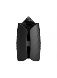 Черный мастурбатор с вибростимуляцией головки Black Glans Trainer - Baile - в Сочи купить с доставкой