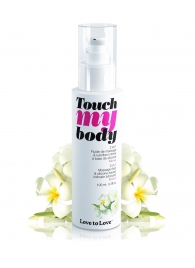 Силиконовый лубрикант 2-в-1 Touch My Body с ароматом моной - 100 мл. - Love to Love - купить с доставкой в Сочи
