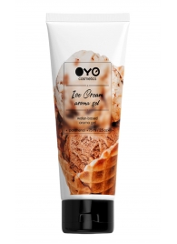 Лубрикант на водной основе OYO Aroma Gel Ice Cream с ароматом пломбира - 75 мл. - OYO - купить с доставкой в Сочи