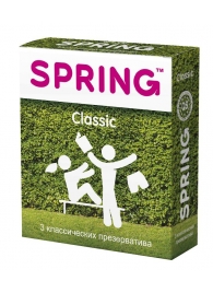 Классические презервативы SPRING CLASSIC - 3 шт. - SPRING - купить с доставкой в Сочи