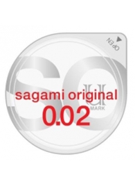 Ультратонкий презерватив Sagami Original - 1 шт. - Sagami - купить с доставкой в Сочи