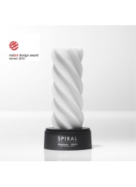Белый 3D мастурбатор SPIRAL - Tenga - в Сочи купить с доставкой