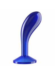 Синяя анальная втулка Flawless Clear Prostate Plug 6.0 - 15 см. - Lovetoy - в Сочи купить с доставкой