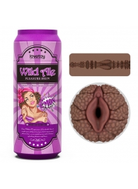 Коричневый мастурбатор-вагина Pleasure Brew Masturbator-Wild Ale в банке - Lovetoy - в Сочи купить с доставкой