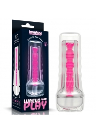 Светящийся в темноте мастурбатор 8.5 Lumino Play Masturbator - Lovetoy - в Сочи купить с доставкой
