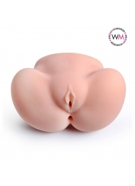 Реалистичный мастурбатор с двумя функциональными отверстиями - Erowoman-Eroman - в Сочи купить с доставкой