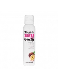 Массажная хрустящая пенка Tickle my body с ароматом маракуйи - 150 мл. - Love to Love - купить с доставкой в Сочи