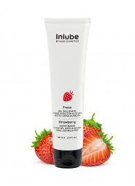Лубрикант на водной основе Nuei Inlube с алоэ вера и ароматом клубники - 100 мл. - Nuei cosmetics - купить с доставкой в Сочи