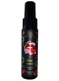 Спрей для горла Deep Throat с десенсибилизирующим эффектом и вкусом клубники - 50 мл. - БиоМед - купить с доставкой в Сочи