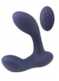 Синий массажер простаты с двумя моторами P-Bliss - Lola Games - в Сочи купить с доставкой