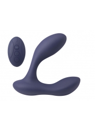 Синий массажер простаты с двумя моторами P-Bliss - Lola Games - в Сочи купить с доставкой