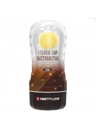 Прозрачный текстурированный мастурбатор Vacuum Cup Masturbator Stellar - Baile - в Сочи купить с доставкой