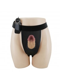 Полый вибрострапон на регулируемых трусиках Draven - 17,5 см. - Baile - купить с доставкой в Сочи