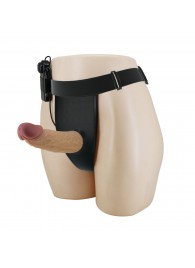 Полый вибрострапон на регулируемых трусиках Draven - 17,5 см. - Baile - купить с доставкой в Сочи