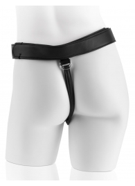 Страпон на виниловых трусиках Strap-on Harness Cock - 17,8 см. - Pipedream - купить с доставкой в Сочи