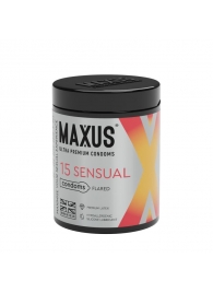 Анатомические презервативы MAXUS Sensual - 15 шт. - Maxus - купить с доставкой в Сочи
