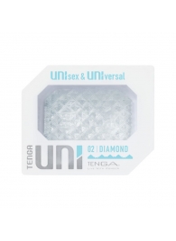 Прозрачный мастурбатор-стимулятор Tenga Uni Diamond - Tenga - в Сочи купить с доставкой