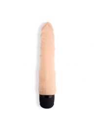 Телесный вибромассажер 7’’ Realistic Vibrator - 20 см. - PowerCocks