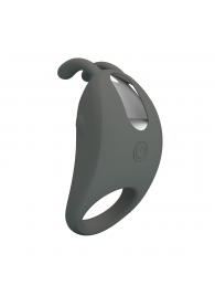 Серое эрекционное кольцо с вибрацией Master Ring - Baile - в Сочи купить с доставкой