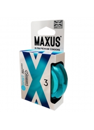 Презервативы Maxus G spot с двойной спиралью - 3 шт. - Maxus - купить с доставкой в Сочи