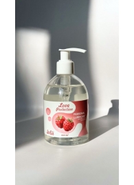 Лубрикант на водной основе Love Protection Raspberry с ароматом малины - 300 мл. - Lola Games - купить с доставкой в Сочи