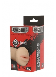 Нежный мастурбатор-ротик REALSTUFF 5INCH MASTURBATOR BJ - Dream Toys - в Сочи купить с доставкой