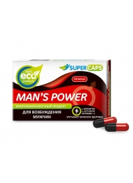 Возбуждающее средство Man’s power - 10 капсул (+1 в подарок) - SuperCaps - купить с доставкой в Сочи