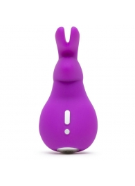 Фиолетовый клиторальный вибратор в форме зайчика - Happy Rabbit