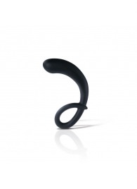 Черный массажер простаты Curving Curt - 13 см. - MyStim - купить с доставкой в Сочи